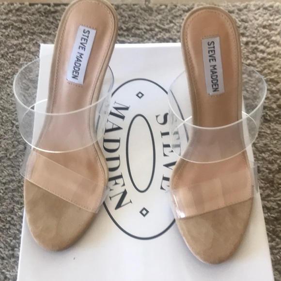 Steve Madden Charlee Clear Heels 